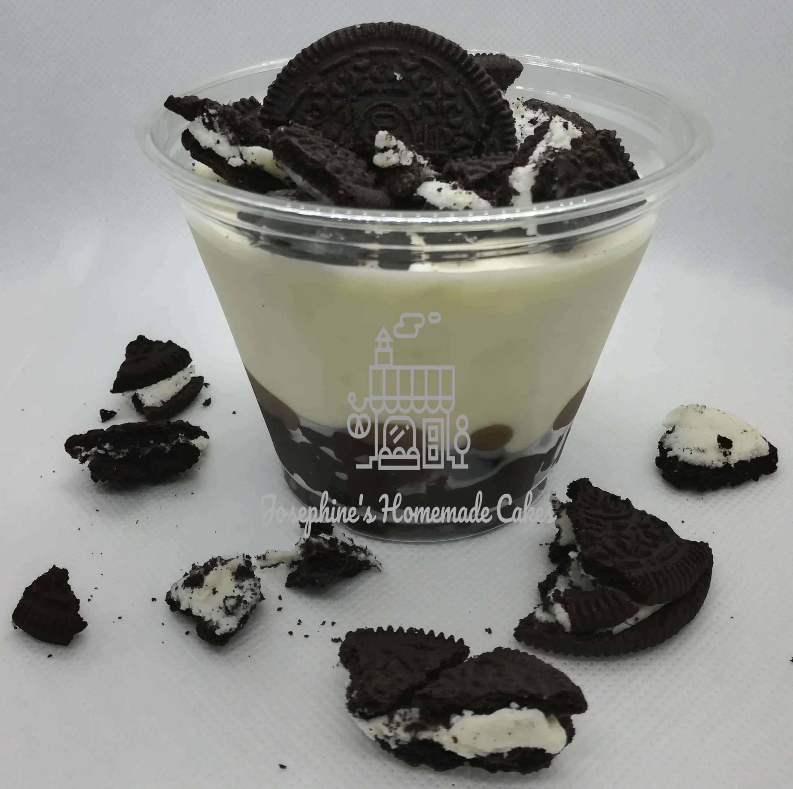 Oreo dessert dark chocolate with oreo cookies and cream - Josephine's Homemade Cakes, Manchester, Didsburry Uk