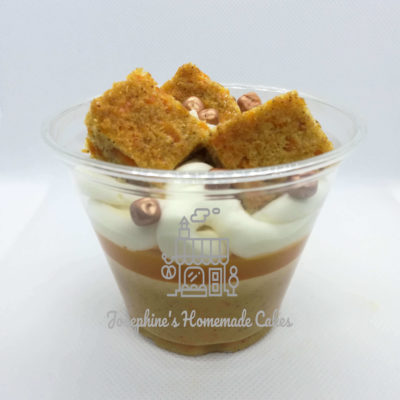 Carrot cake with cream cheese topping - Josephine's Homemade Cakes
