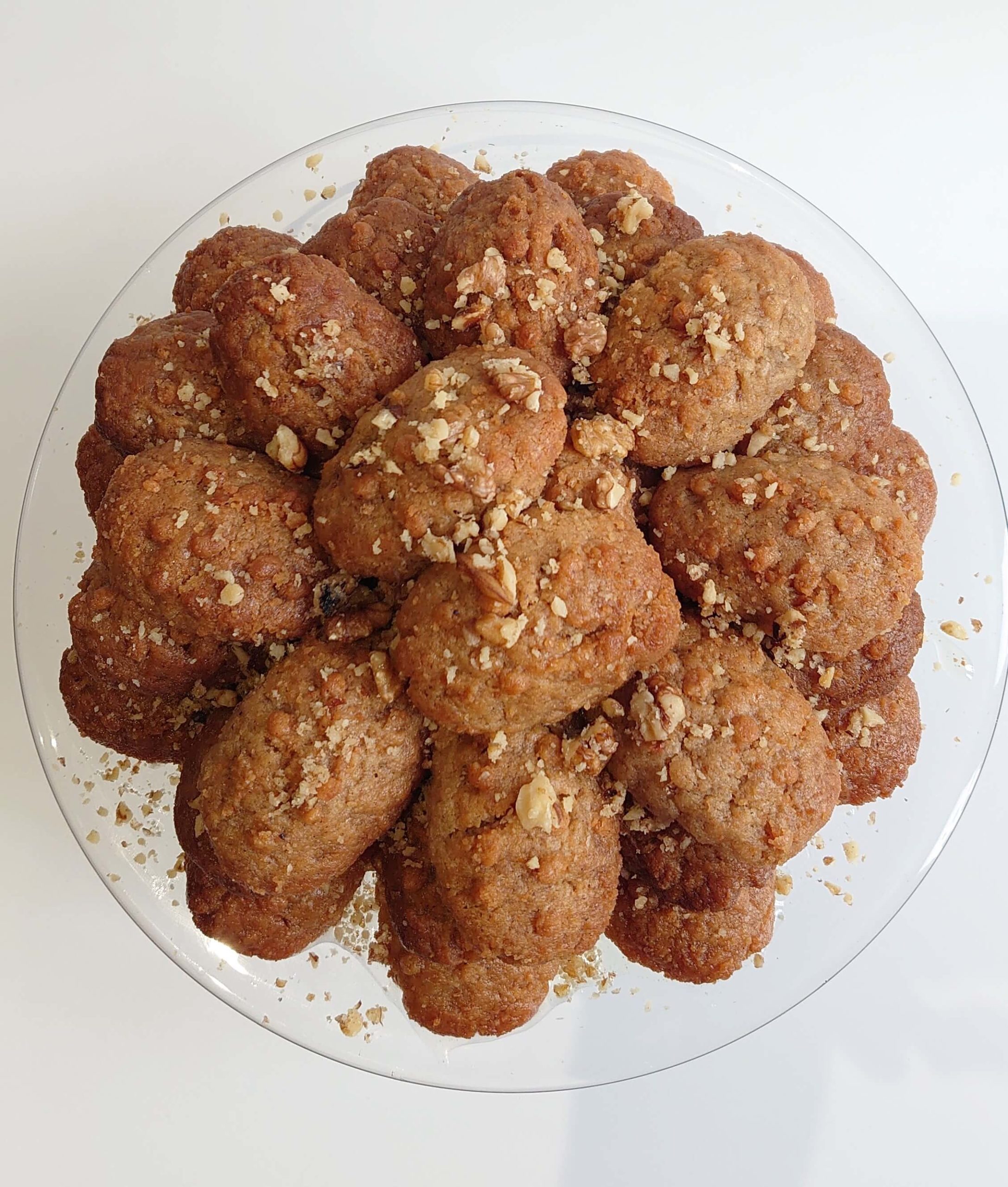Melomakarona - Christmas honeyed cookies with walnuts